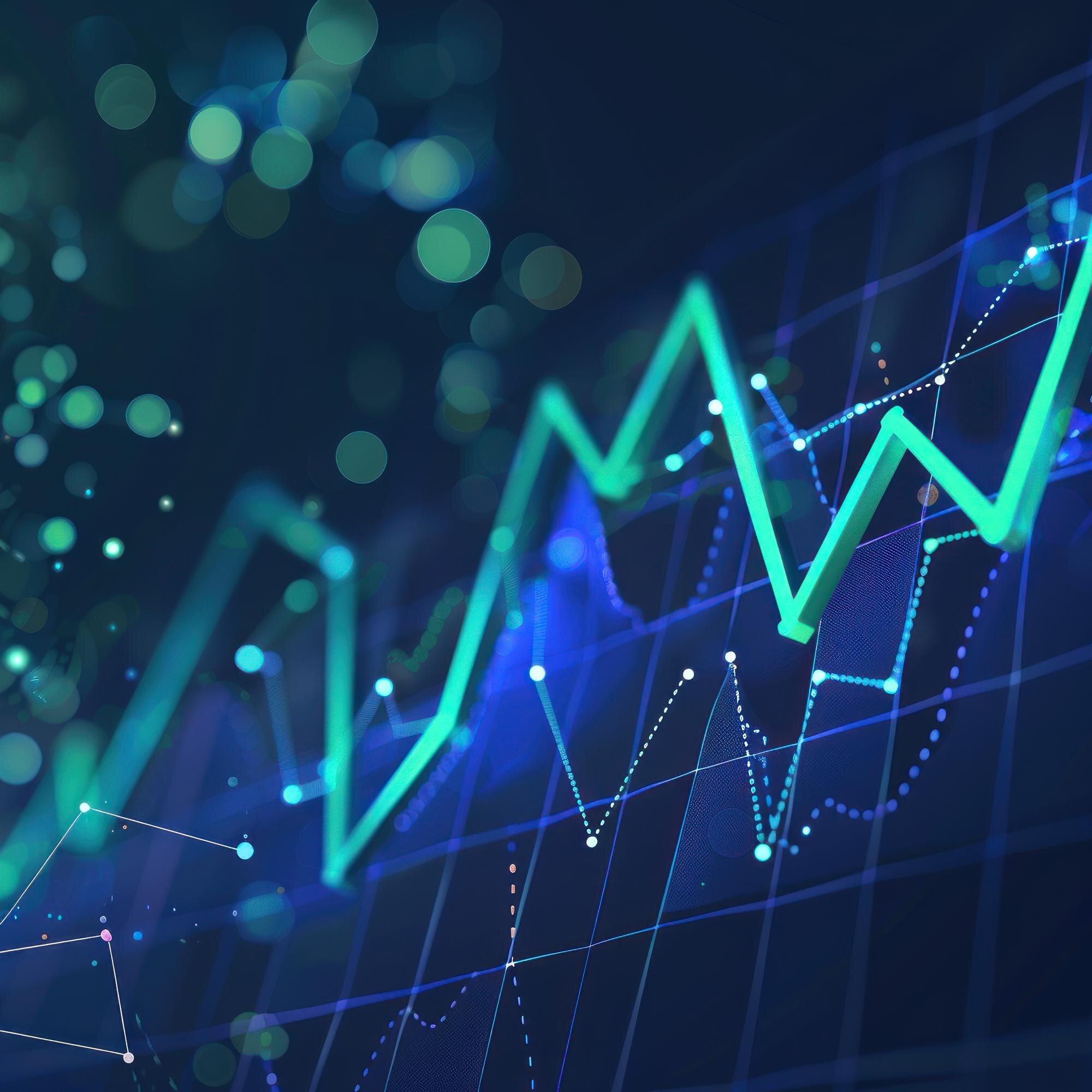 Personne étudiant les graphiques boursiers